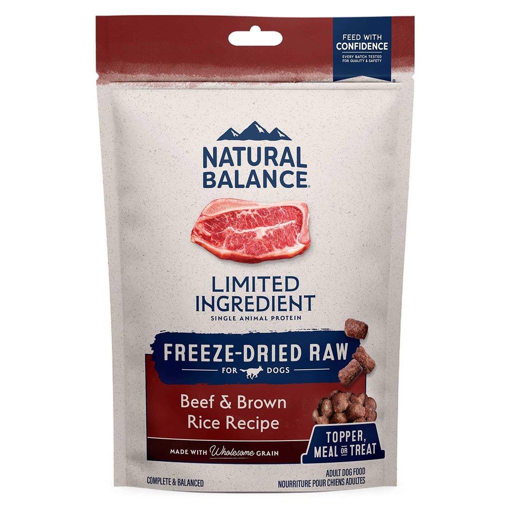 Limited Ingredient Beef & Brown Rice Freeze-Dried Dog Food B6248