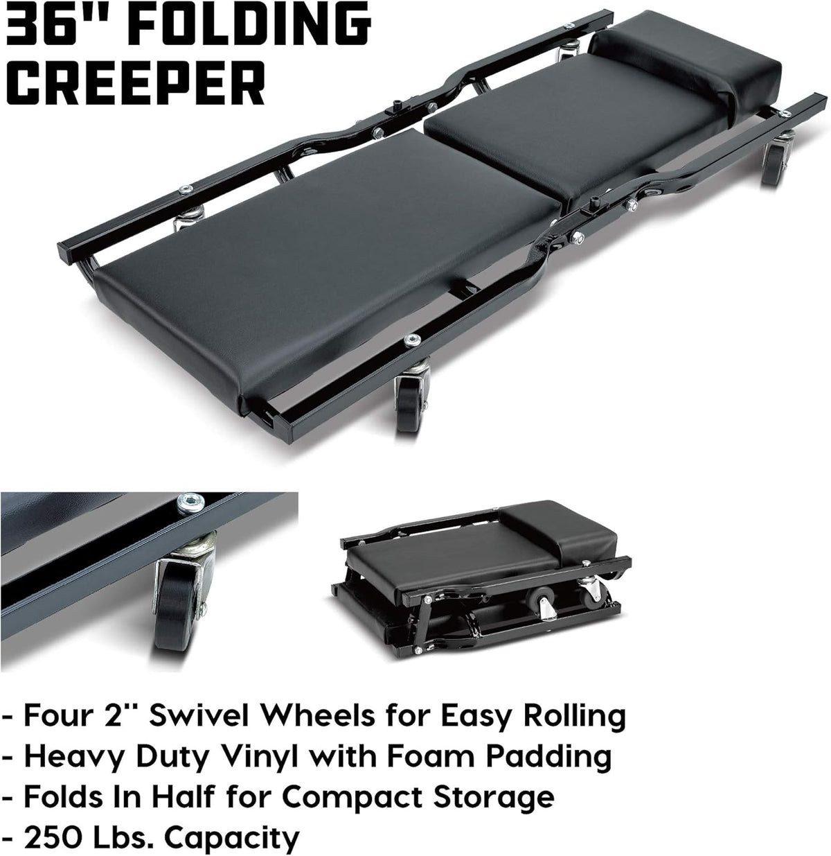 6 Piece Car Jack and Garage Creeper Service Set I6952