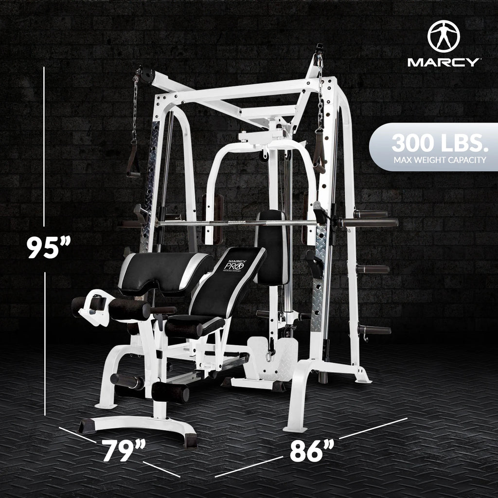 White Smith Cage Workout Machine E23311