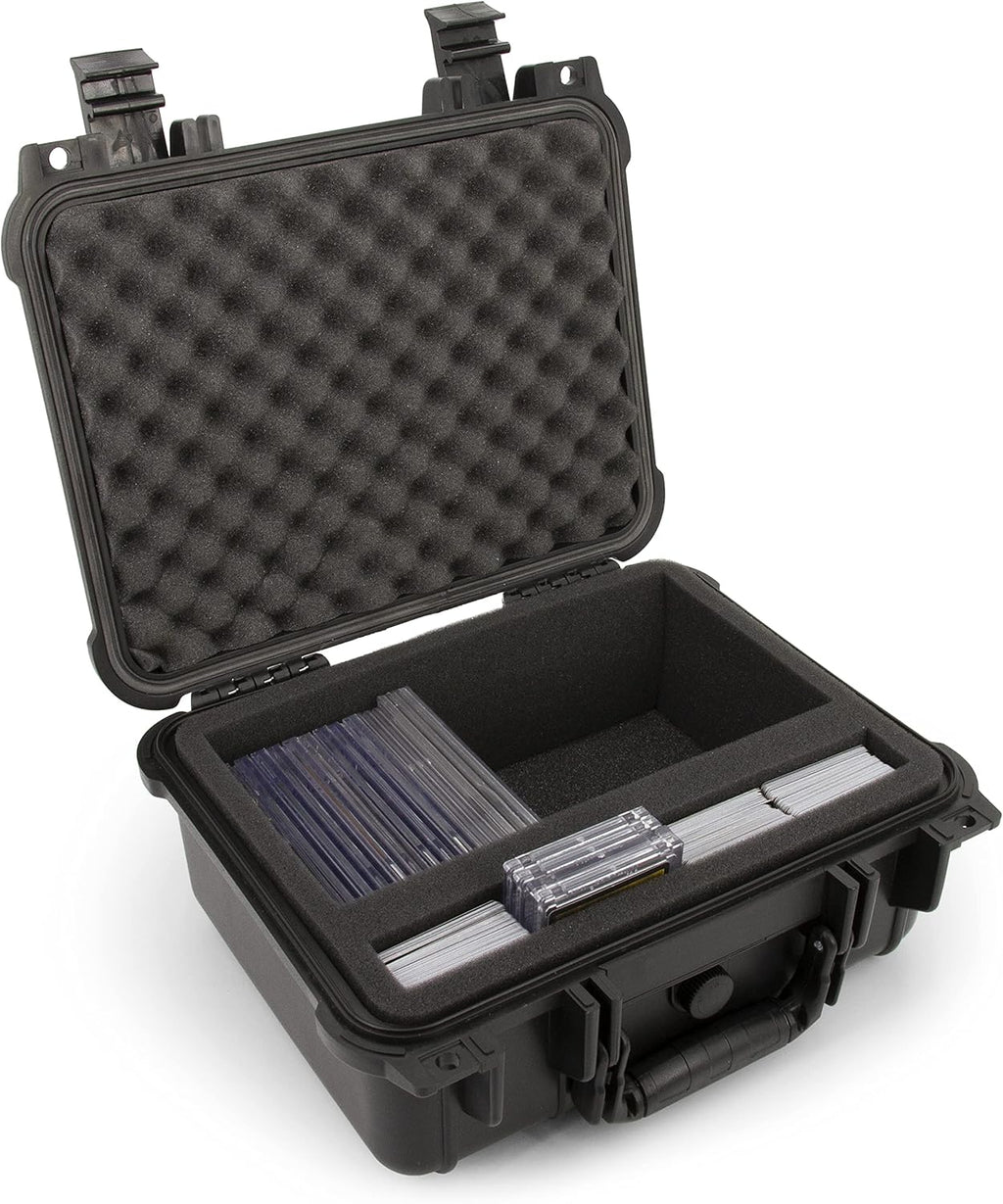 Waterproof Graded Card Storage Box with Foam Slots E1226