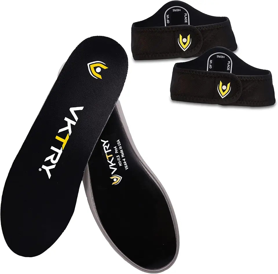 Carbon Fiber Shock Absorbing Sport Shoe Insoles F1986
