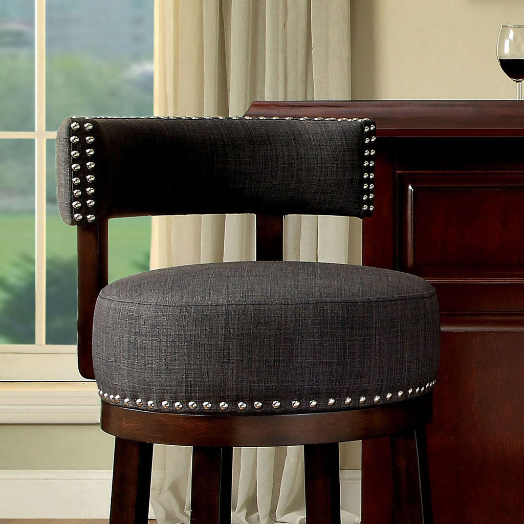 Gray 24x22 Bar Stool Set of 2 N7191