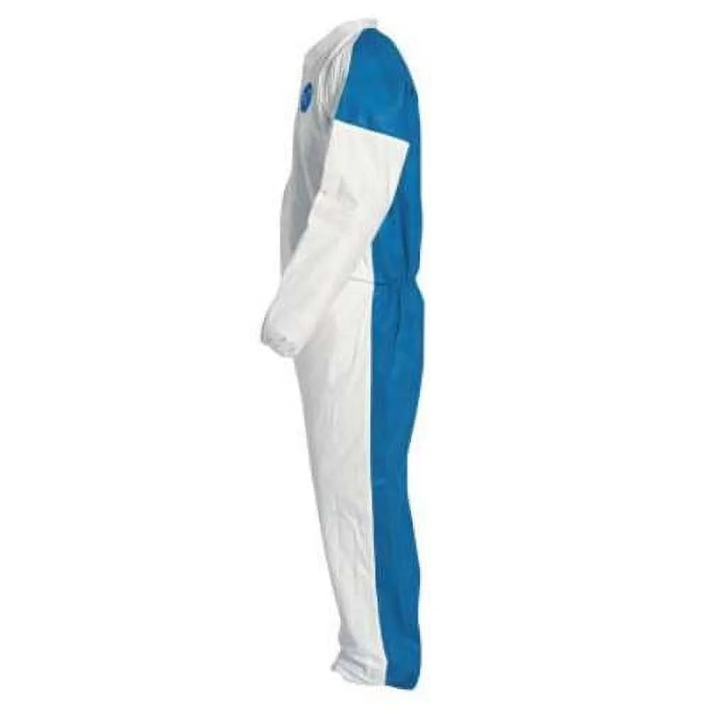 White Blue Coverall S607