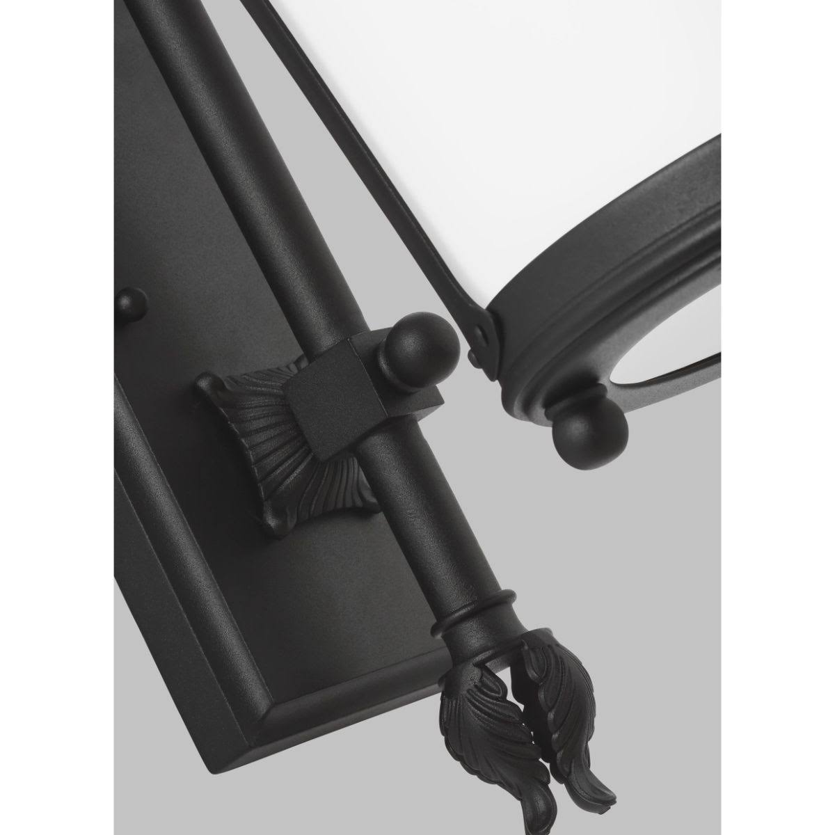 Black One Light Outdoor Wall Lantern H153617