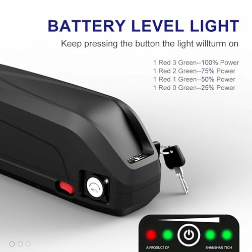 48V 36V Lithium ion Rechargeable Battery with Charger and USB Port U938