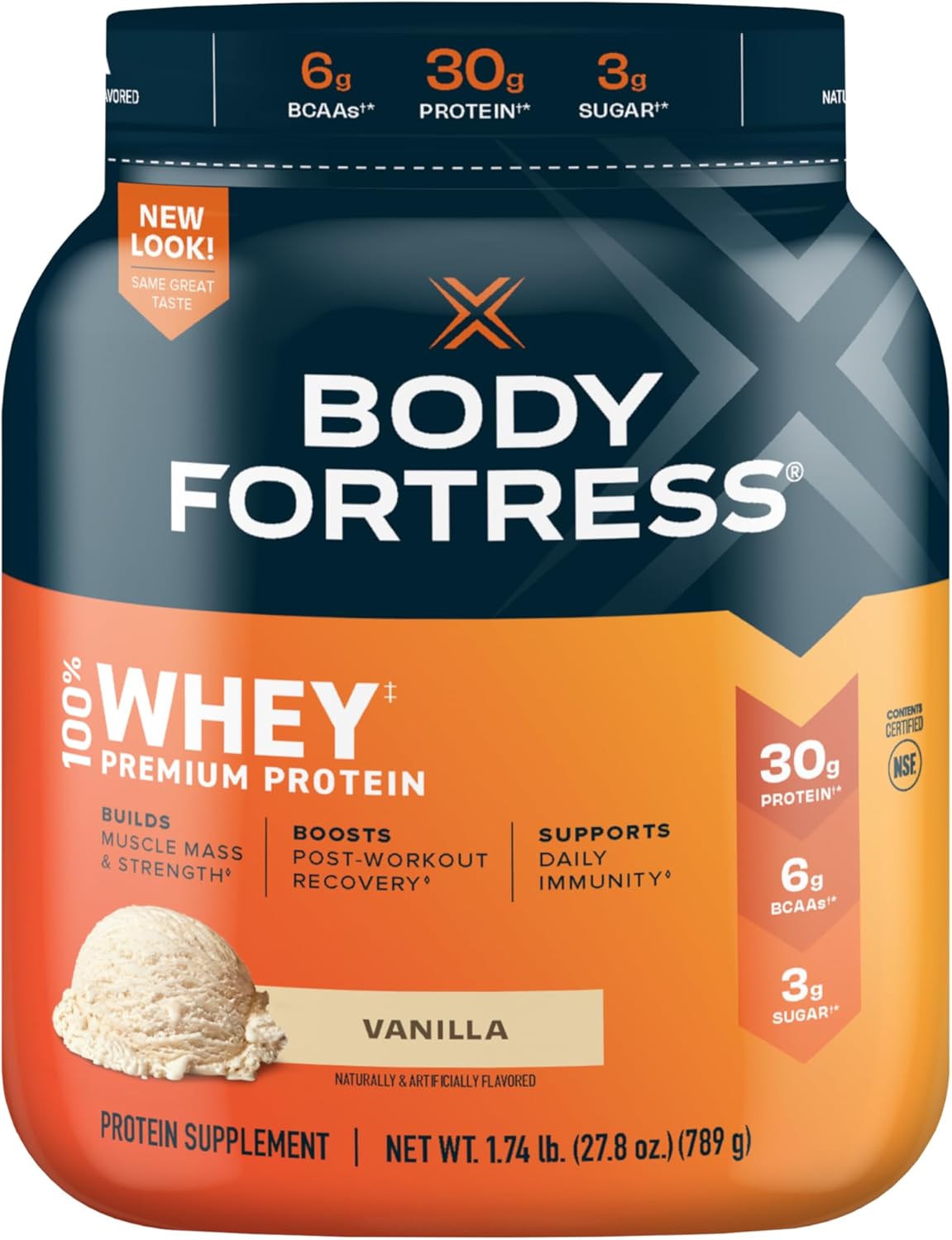 Vanilla and Chocolate Whey Protein Powder, 1.74lbs and 1.78lbs F425