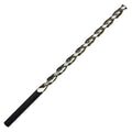 19/64x22 HSS 130° Point Parabolic Flute Extra Length Drill, Nitrided Lands, 210mm LOC, 305mm OAL H38271