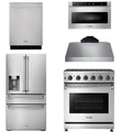 30 Propane Gas Range, Range Hood, Microwave, Refrigerator, Dishwasher Y971