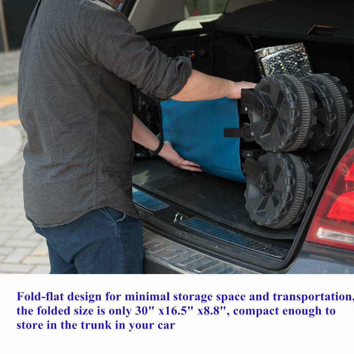 Collapsible Steel Camping Wagon Cart L3288