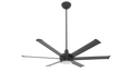 Black 60 Ceiling Fan with Downlight and Uplight J6872