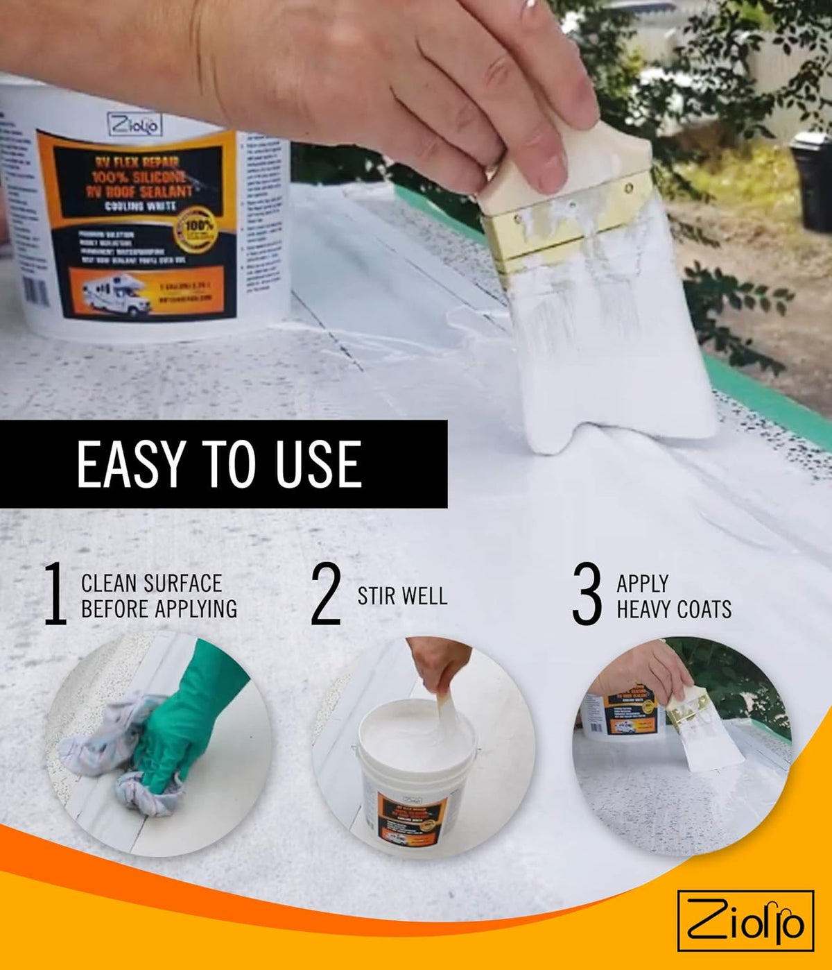 RV Flex Repair Tape Kit with Butyl Sealant Y755