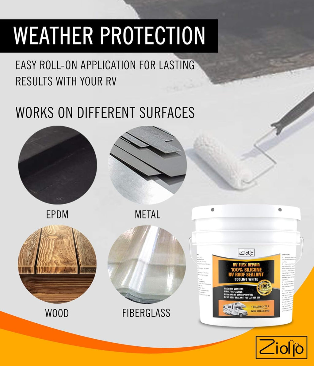 RV Flex Repair Tape Kit with Butyl Sealant Y755
