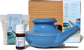 Neti Pot, 5 ml Essential Oil, 2 oz Mineral Salt Rinse Pack of 2 A44997