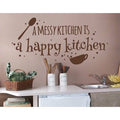Messy Kitchen Wall Decal J11467