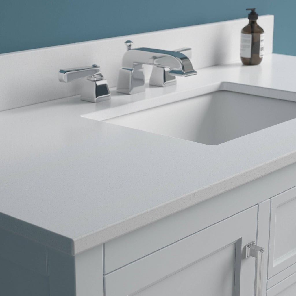 48x22 Quartz Vanity Top with Backsplash N2144