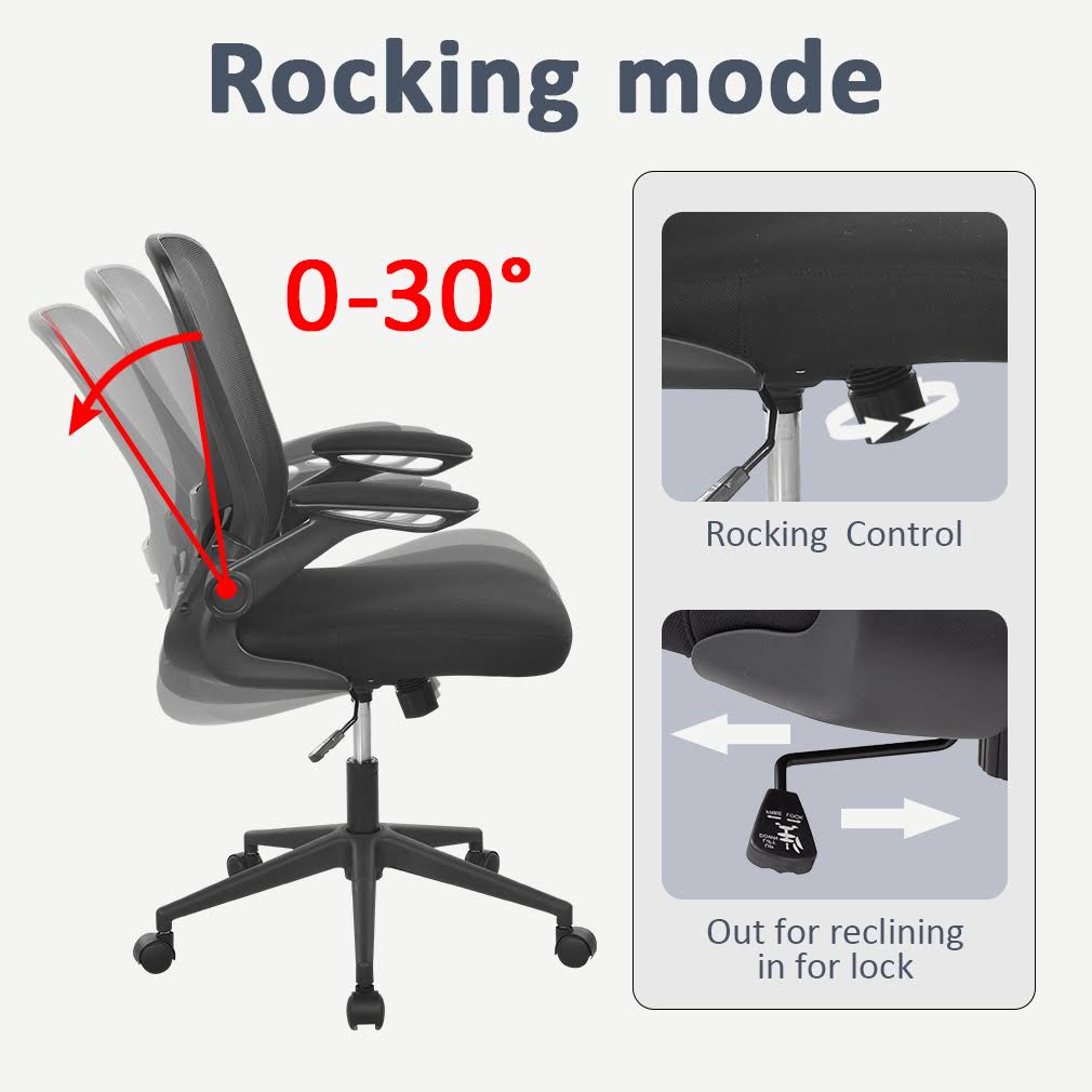 Ergonomic Mesh Swivel Task Chair with Lumbar Support A8060