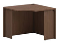 36" Corner Desk Shell Sepia Walnut U7348
