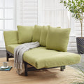 Convertible Outdoor Daybed Sofa Green Cushion S6060