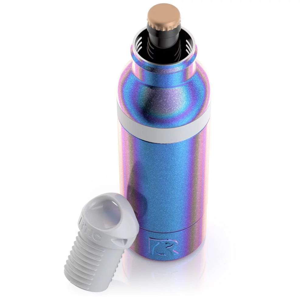 Insulated Stainless Steel Bottle Chiller with Built-In Bottle Opener Q8116