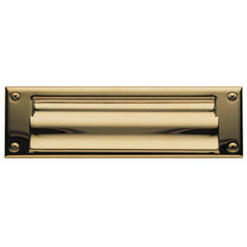 Satin Chrome Letter Box Plate C9503