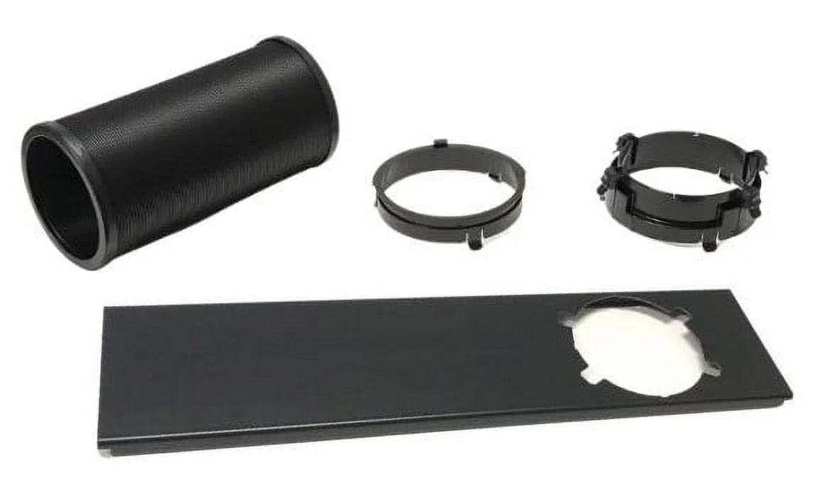 Black Window Air Conditioner Exhaust Kit F25586