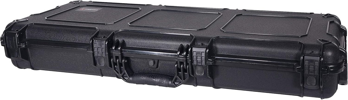 Black Tactical Rifle Case with Foam A1095