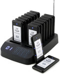 Wireless Calling System with 16 Pagers Z68188
