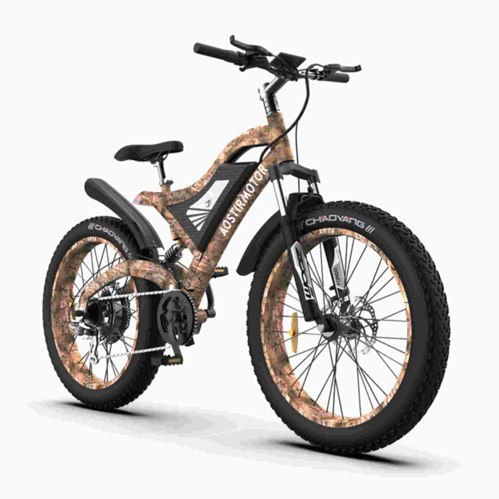 1500W Electric Bike Fat Tire 48V 15AH Removable Lithium Battery R88455
