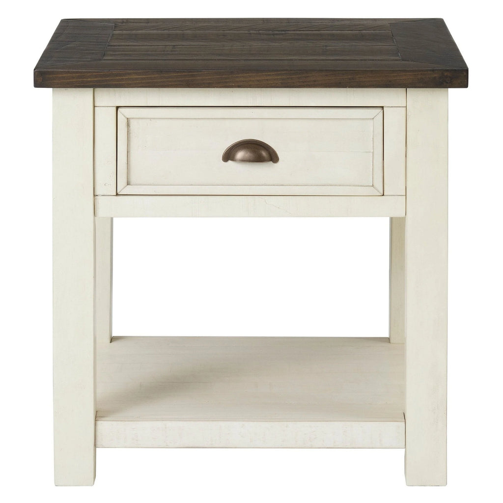 24 Inch End Table with Drawer and Shelf U24822