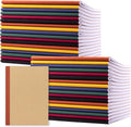 36-Pack Kraft Cover Composition Notebook Journals, 120 Pages, Lined Paper, Small Size (8 in x 5.75 in) U94943