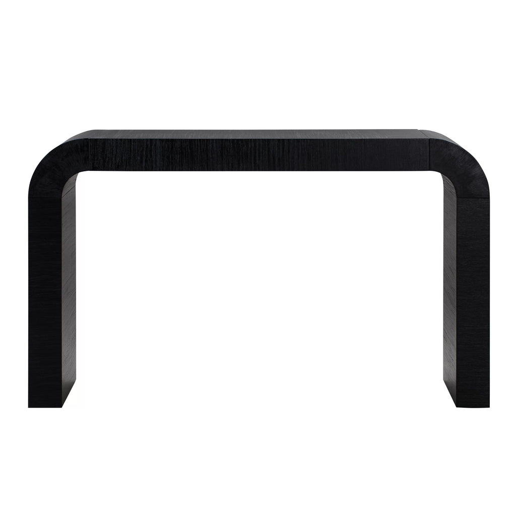 Black Acacia Finish Console Table P709116