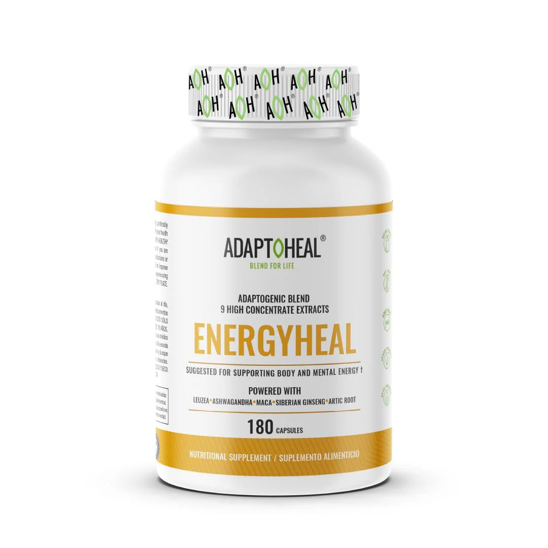 Energy Boost Food Supplement with Ashwagandha Rhodiola Rosea Maca 180 Capsules P72263