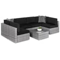 7 Piece Modular Outdoor Wicker Sectional Sofa M613