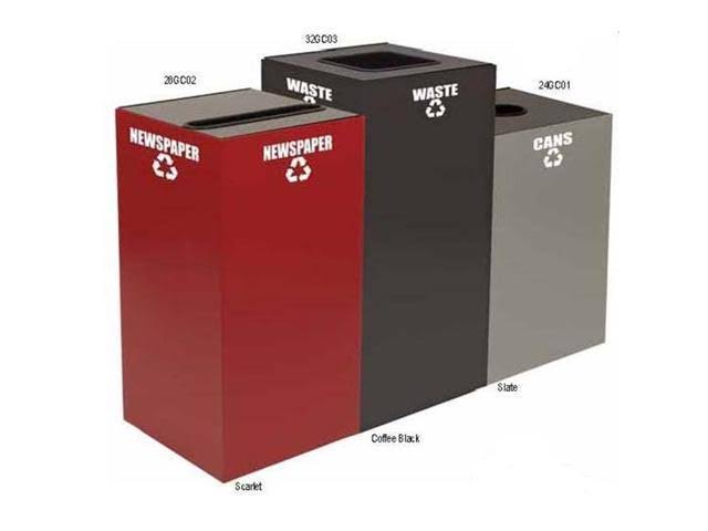 Scarlet Red Recycling Container F5010