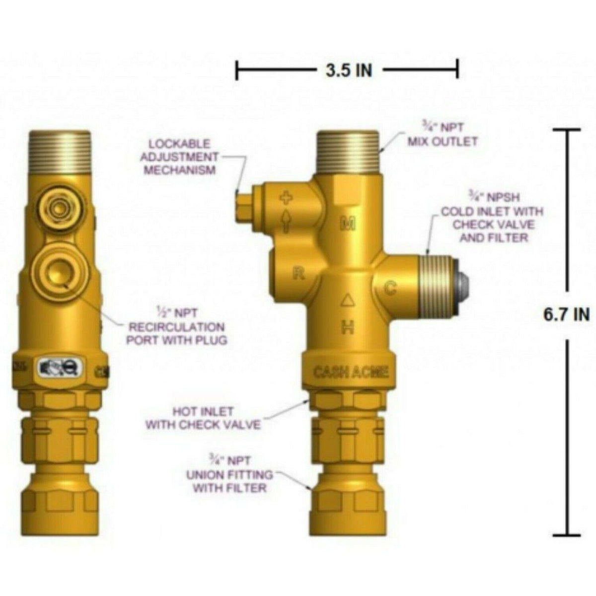 Water Heater Tank Booster Pro with Temperature Gauge F45484