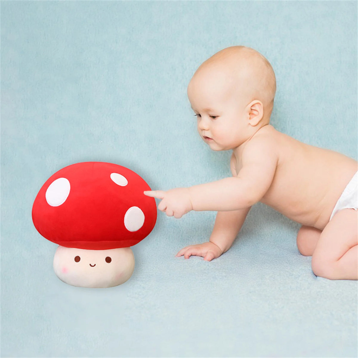 Cute Mushroom Plush Toy Stuffed Doll Pillow E9652
