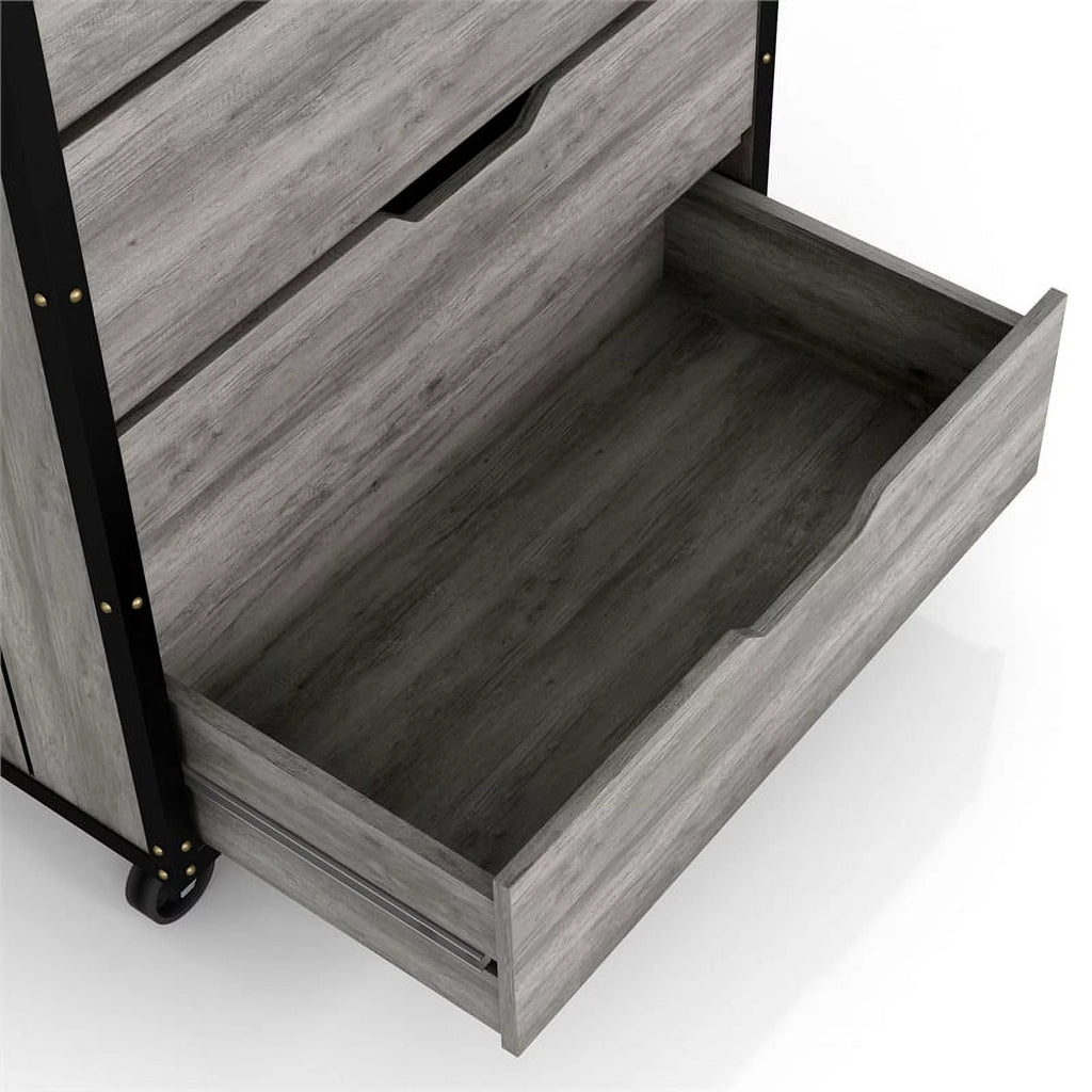 Wood 5-Drawer Dresser S8164