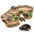 Resin Turtle Basking Platform Aquarium Decorations U626