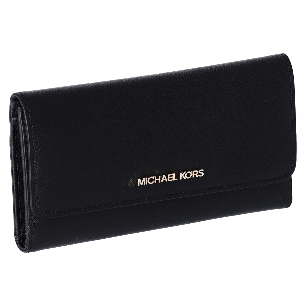 Black Trifold Leather Wallet F7353