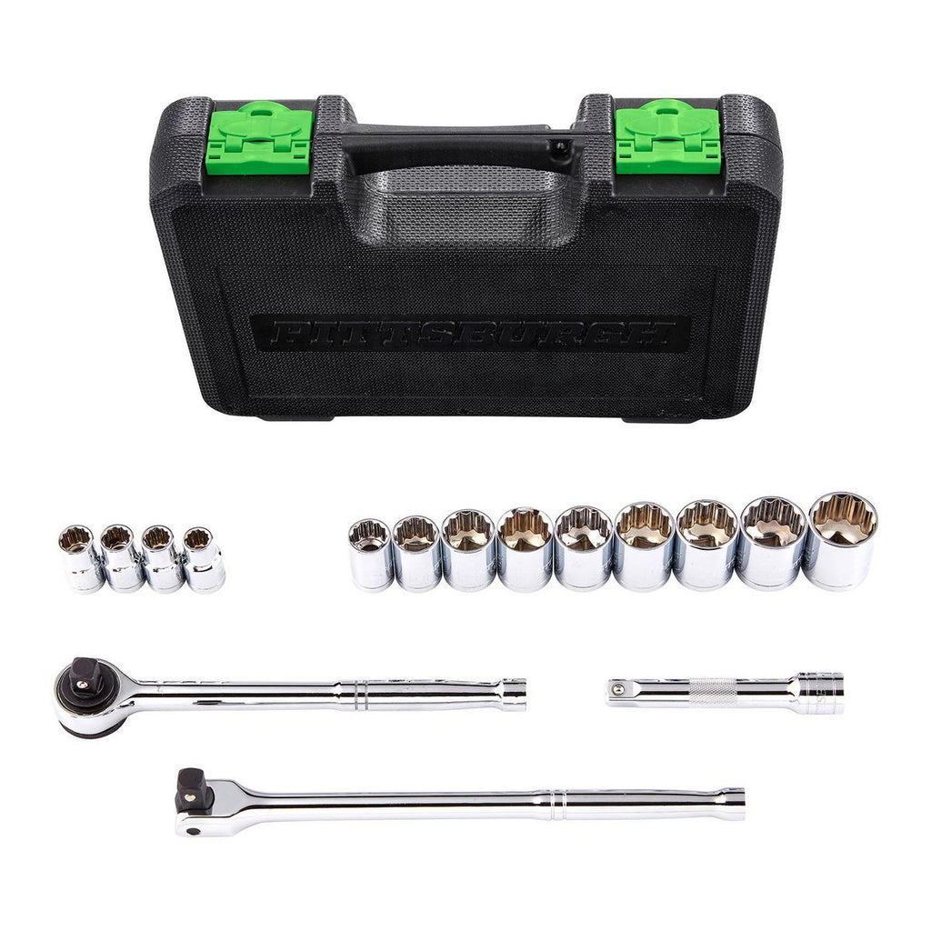 1/2 in. Drive Metric Socket Set, 16-Piece Y21859