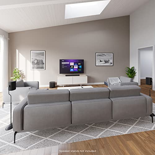 Black 2 Count Wireless Speakers V4432