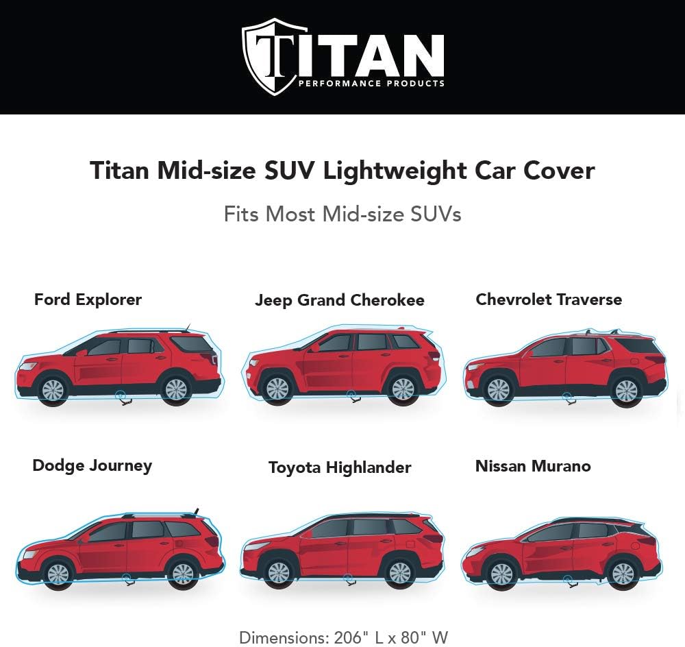 Lightweight Poly 210T Car Cover for Large Sedans O107497