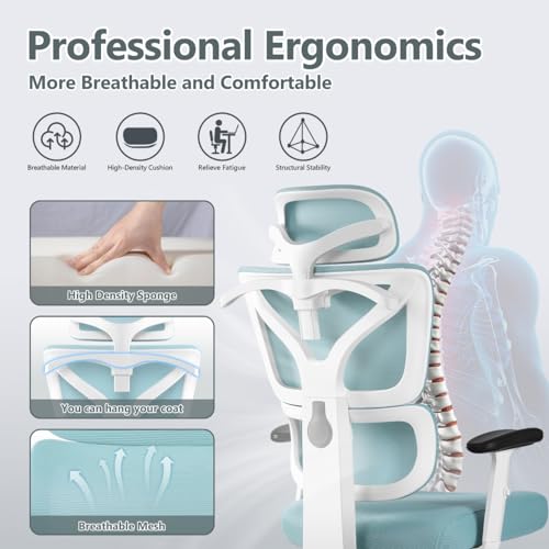 Black Ergonomic High Back Reclining Mesh Office Chair M596727
