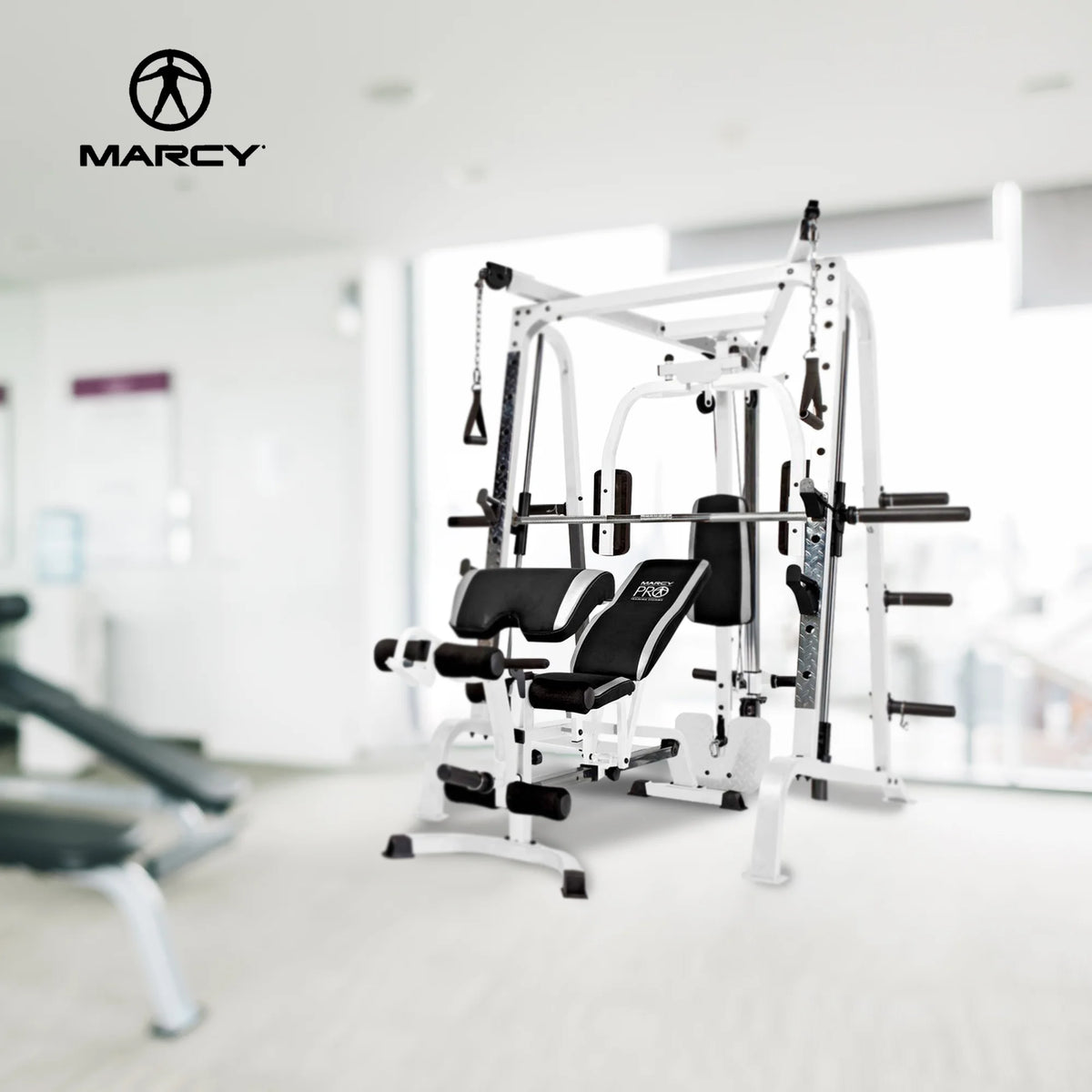 White Smith Cage Workout Machine E23311