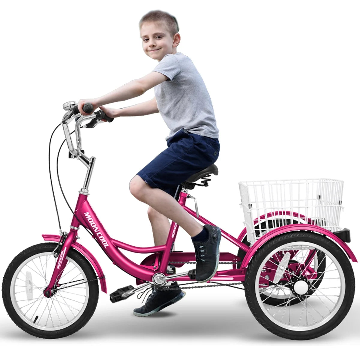 7 Speed Three Wheel Bike Cruiser Trike with Low-Step Through Frame X213
