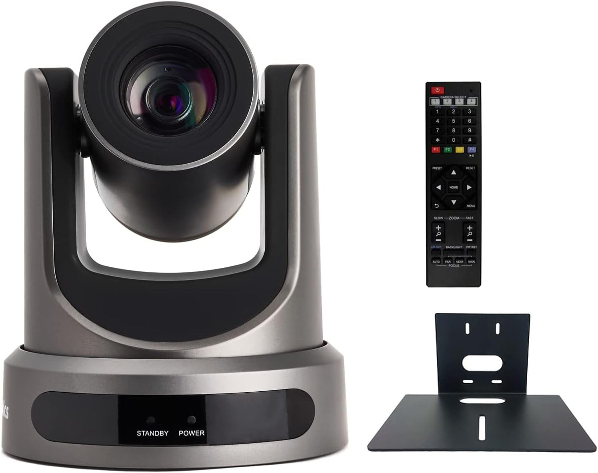 Gray Live Streaming Broadcast Camera with Large Wall Mount X266