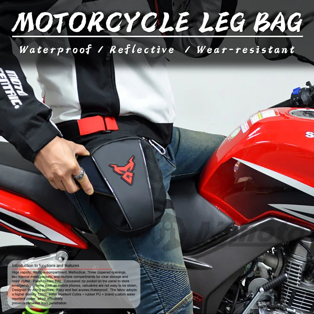 Oxford Cloth Motorcycle Thigh Bag L807563