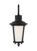 Black One Light Outdoor Wall Lantern H153617