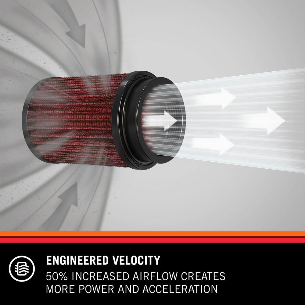 Red Universal Air Filter I695