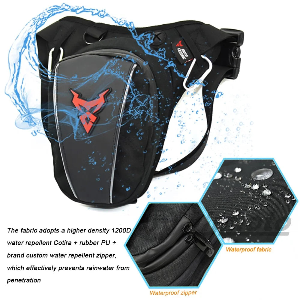 Oxford Cloth Motorcycle Thigh Bag L807563